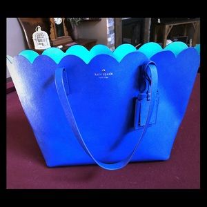 Kate spade Lily avenue carrigan tote island blue
